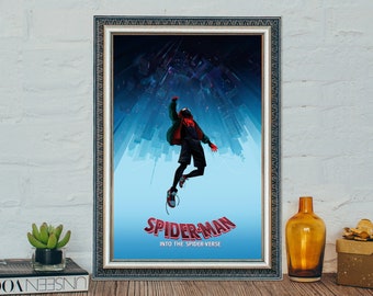 Spider-Man: Into the Spider-Verse Movie Canvas Poster