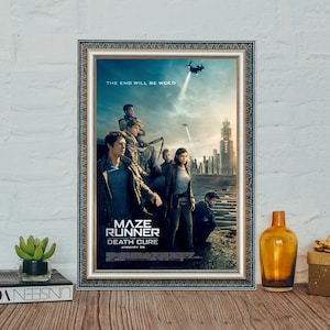 Maze Runner: The Death Cure Movie Poster, Maze Runner The Death Cure (2018) Classic Vintage Movie Poster, Classic Movie Canvas Cloth Poster