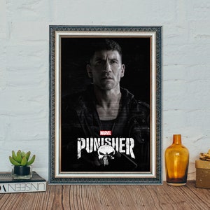 Marvel's The Punisher (2017) Filmposter, Marvel's The Punisher Classic Movie Poster, Classic Movie Canvas Cloth Poster