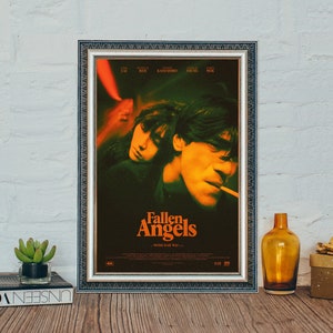 Pôster do filme Fallen Angels, Fallen Angels (1995) Pôster clássico de filme vintage, pôster clássico de tela de filme