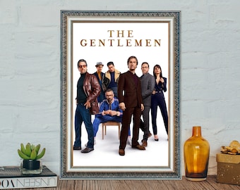 The Gentlemen (2020) Movie Poster, The Gentlemen Classic Vintage Movie Poster, Classic Movie Canvas Cloth Poster