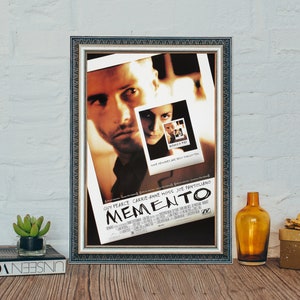 Memento Movie Poster, Classic Vintage Movie Poster, Memento Classic Filme Leinwand Poster