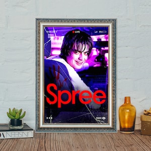 SPREE Movie Poster, SPREE Classic Vintage Horror Movie Poster, Canvas Cloth Poster