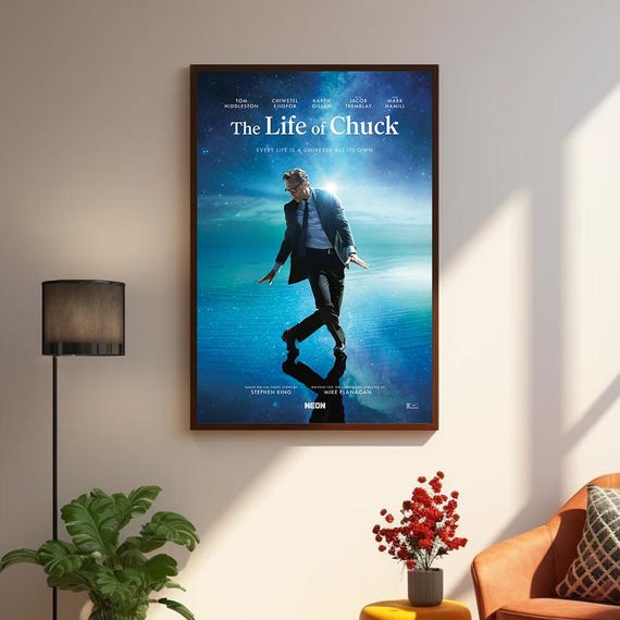 The Life of Chuck Movie Poster: Science Fiction Canvas Art