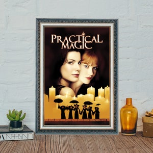Póster de la película Magia práctica, póster de la película clásica Magia práctica, impresión fotográfica en lienzo