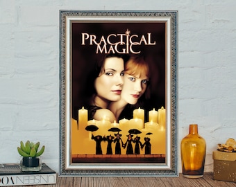 Practical Magic Movie Poster, Classic Movie Practical Magic Poster, Canvas Cloth Photo Print