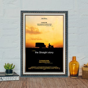 The Straight Story Movie Poster, The Straight Story Classic Movie Poster, Classic Movie Canvas Cloth Poster