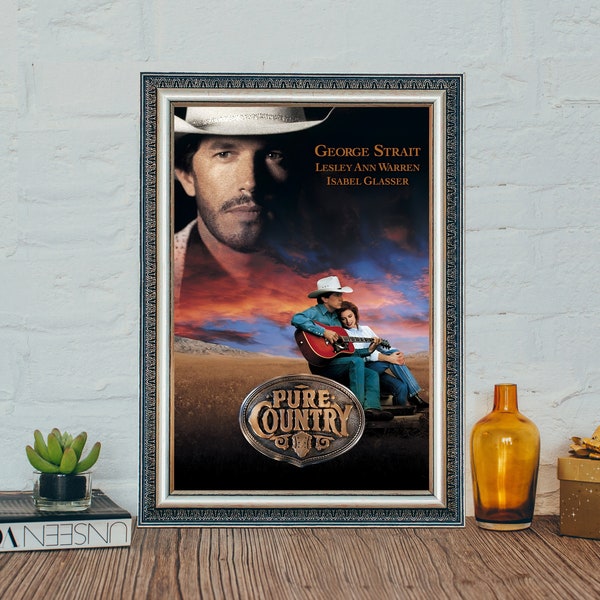 Pure Country (1992) Movie Poster, Classic Movie Pure Country Poster, Vintage Canvas Cloth Photo Print