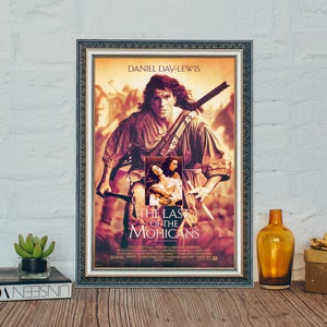 Der letzte der Mohikaner Filmplakat, Der letzte der Mohikaner Klassisches Vintages Filmplakat, klassisches Filmleinwand-Tuchplakat