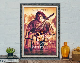 The Last of the Mohicans Movie Poster, The Last of the Mohicans Classic Vintage Movies Poster, Classic Movie Canvas Cloth Poster