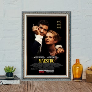 Póster de la película Maestro, Póster de la película clásica Maestro (2023), póster de tela de lona de alta calidad