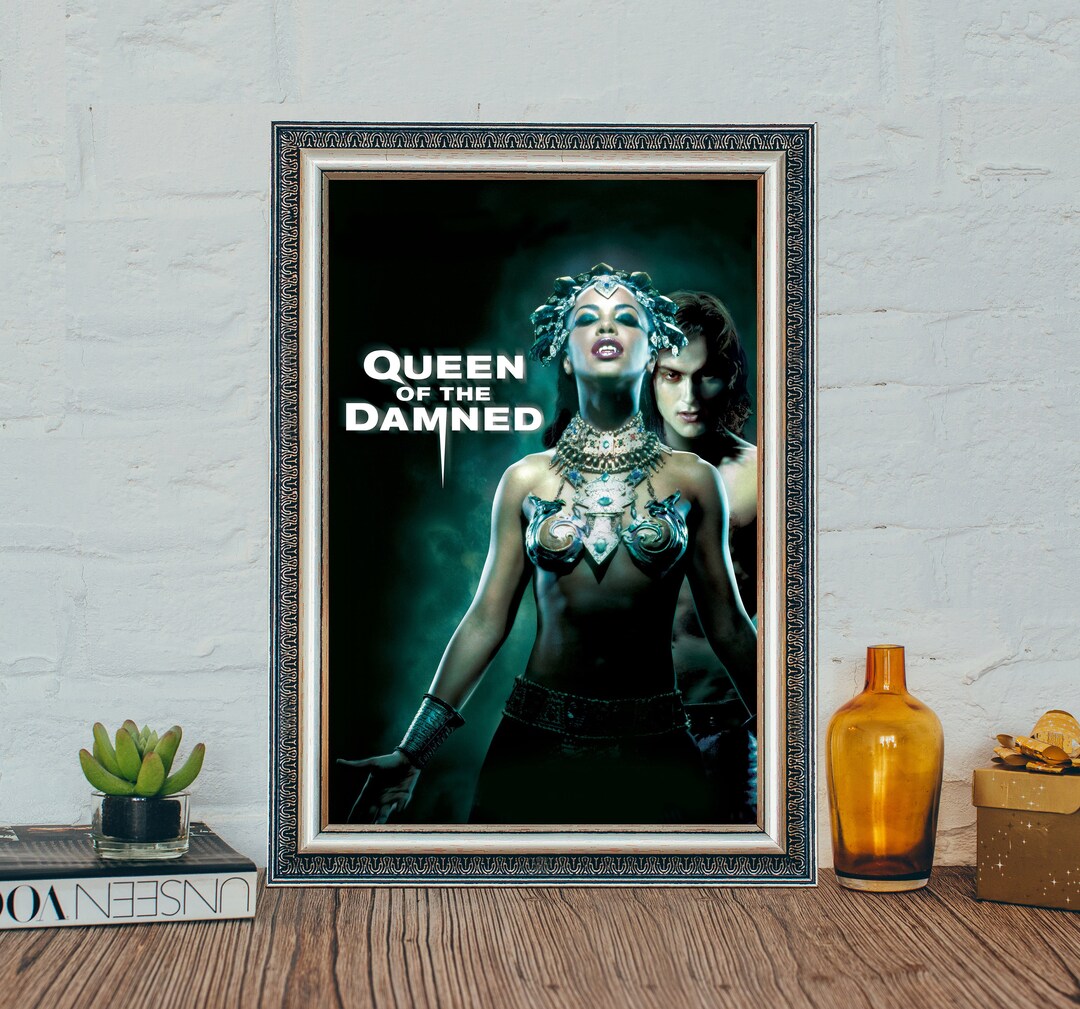 Queen of the Damned Movie Poster Queen of the Damned Classic Etsy