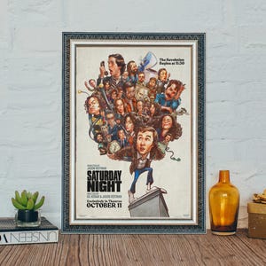 Samstag Nacht Movie Poster, Samstag Nacht 2024 Movie Poster, Klassische Leinwand Poster