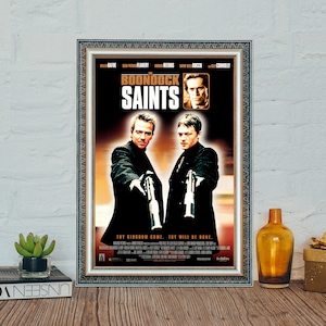 The Boondock Saints Filmplakat, The Boondock Saints Filmklassiker, Vintage Leinwand Fotodruck