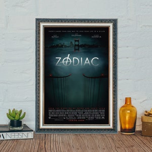 Sternzeichen Filmplakat, Jake Gyllenhaal Classic Movie Poster, Vintage Canvas Cloth Photo Print