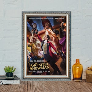 The Greatest Showman Movie Poster, The Greatest Showman (2017) Classic Vintage Movie Poster, Canvas Cloth Poster
