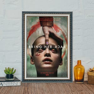 Bring Her Back Movie Poster, 2025 Classic Horror Movie Poster, High Quality Canvas Cloth Poster, Gift for Her/Him