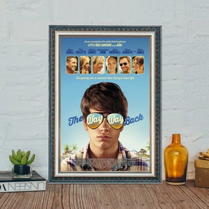 The Way Way Back (2013) Movie Poster, The Way Way Back Classic Movie Poster, Vintage Canvas Cloth Photo Print