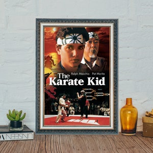 The Karate Kid (1984) Filmklassiker The Karate Kid Poster, Leinwanddruck, Vintage Filmposter