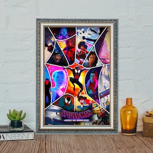 Spider-Man: Across the Spider-Verse Movie Poster, Across the Spider-Verse Classic Poster, 2023 Canvas Cloth Photo Print