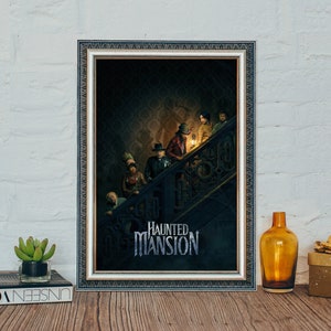 Haunted Mansion Movie Poster: Classic Vintage Canvas Art