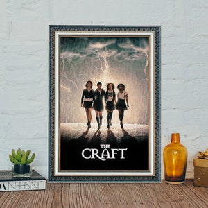 The Craft (1996) Movie Poster, Classic Movie The Craft Poster, Vintage Canvas Cloth Photo Print
