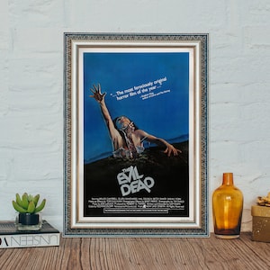 Póster de la película The Evil Dead (1981), póster de película vintage clásica The Evil Dead, póster de tela de lienzo de película clásica