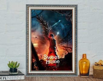 Sweet Home Movie Poster: Classic Canvas Cloth Print