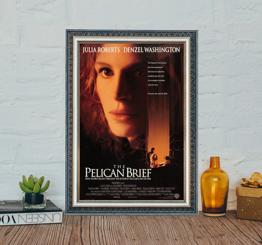 The Pelican Brief Movie Poster: Classic Canvas Cloth Print