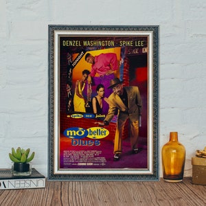 Mo' Better Blues Movie Poster: Classic Film Canvas Art - Etsy