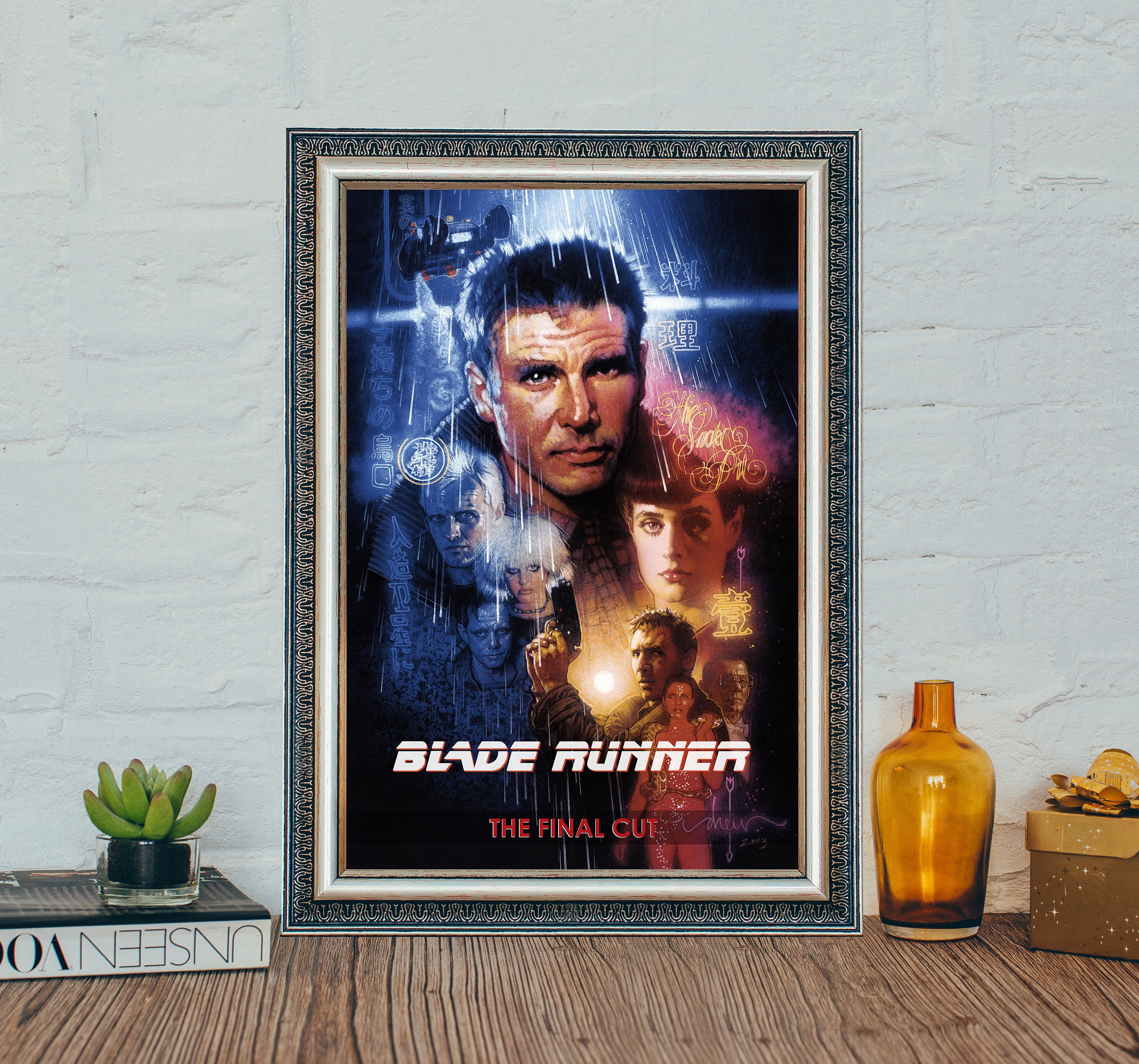 Blade Runner (1982) Movie Poster, Blade Runner Classic Movie Poster, Vintage Canvas Cloth Photo Print