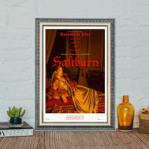 Saltburn Movie Poster, Saltburn 2023 Classic Movie Poster, High Quality Canvas Cloth Photo Print, Holiday gifts, Festival Gifts