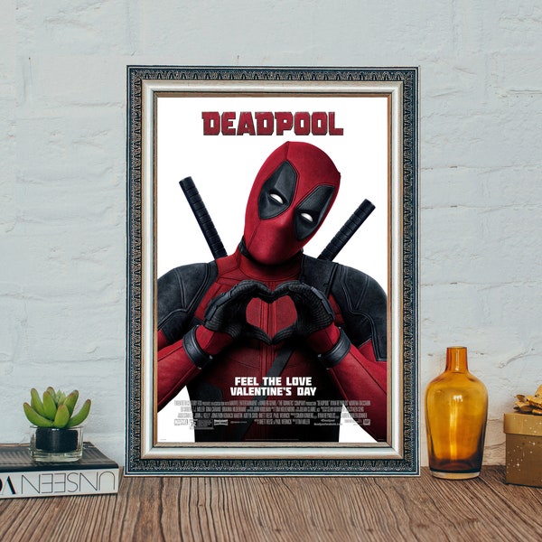 Deadpool Movie Poster, Marvel Hero Deadpool Canvas Cloth Poster