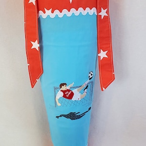 Cartable en tissu personnalisé football