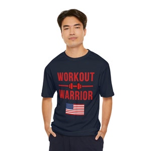 WORKOUT WARRIOR - Men's Performance T-Shirt