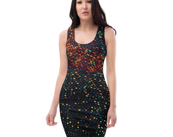 Abstract color dress