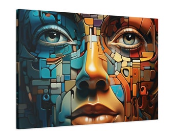 Face -Matte Canvas, Stretched, 1.25"