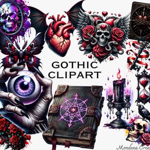 Gothic Clipart Sublimation, Dark Aesthetics Png, Goth Lovers Png, Dark Clipart, Sublimation Dark Gothic Clipart, Instant Download