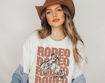 Rodeo-shirt | Cowboy-shirt | Zadel omhoog Buttercup Shirt | Cowboy-T-shirt | Cowgirl-shirt | Westernhemd| Land meisje shirt | Gesp konijn