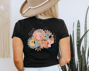 Stay Groovy T-shirt, Retro Stay Groovy Shirt, Summer, Retro Summer T-shirt, Trendy, Groovy, Hippie Shirt, Stay Groovy