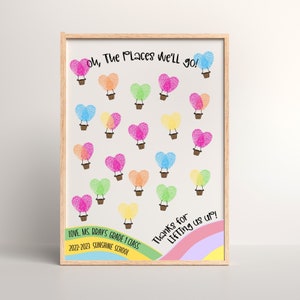 Preschool teacher leaving gift sales