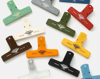 Penco Plastic Clip | 26 Colors | For Journals, Planners, Diaries, Notebooks, Art Projects | New Colors