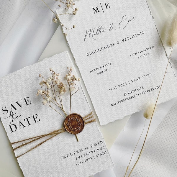 Einladungskarten | Hochzeitseinladungen | Düğün davetiyesi