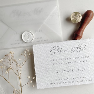 Einladungskarten | Hochzeitseinladungen | Dügün davetiyesi | Nisan davetiyesi