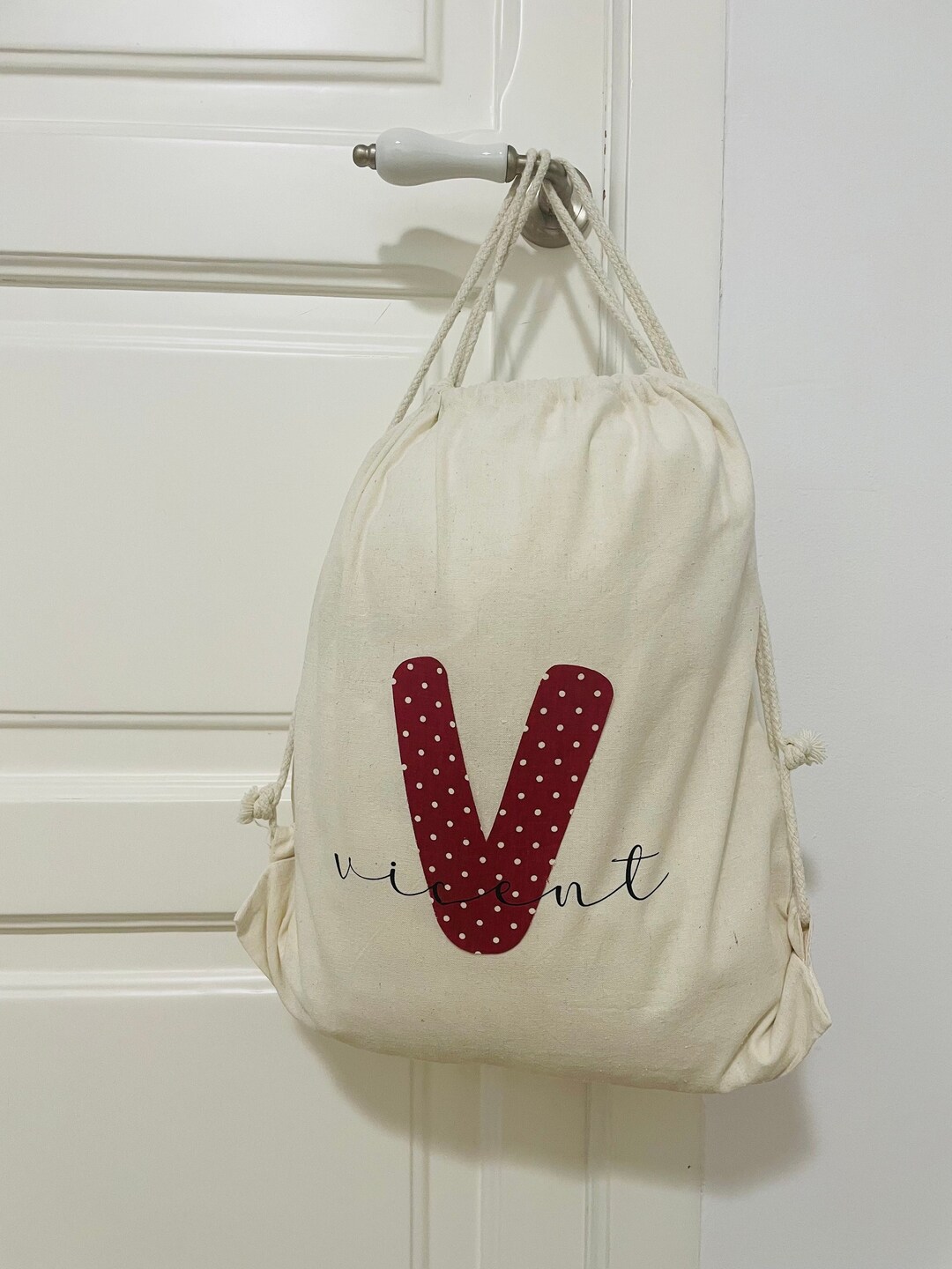 Personalized Children's Bag. Nursery Drawstring Bag. Etsy