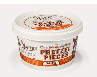 Milk Chocolate Smothered Pretzel Pieces – 2 lb. Pail