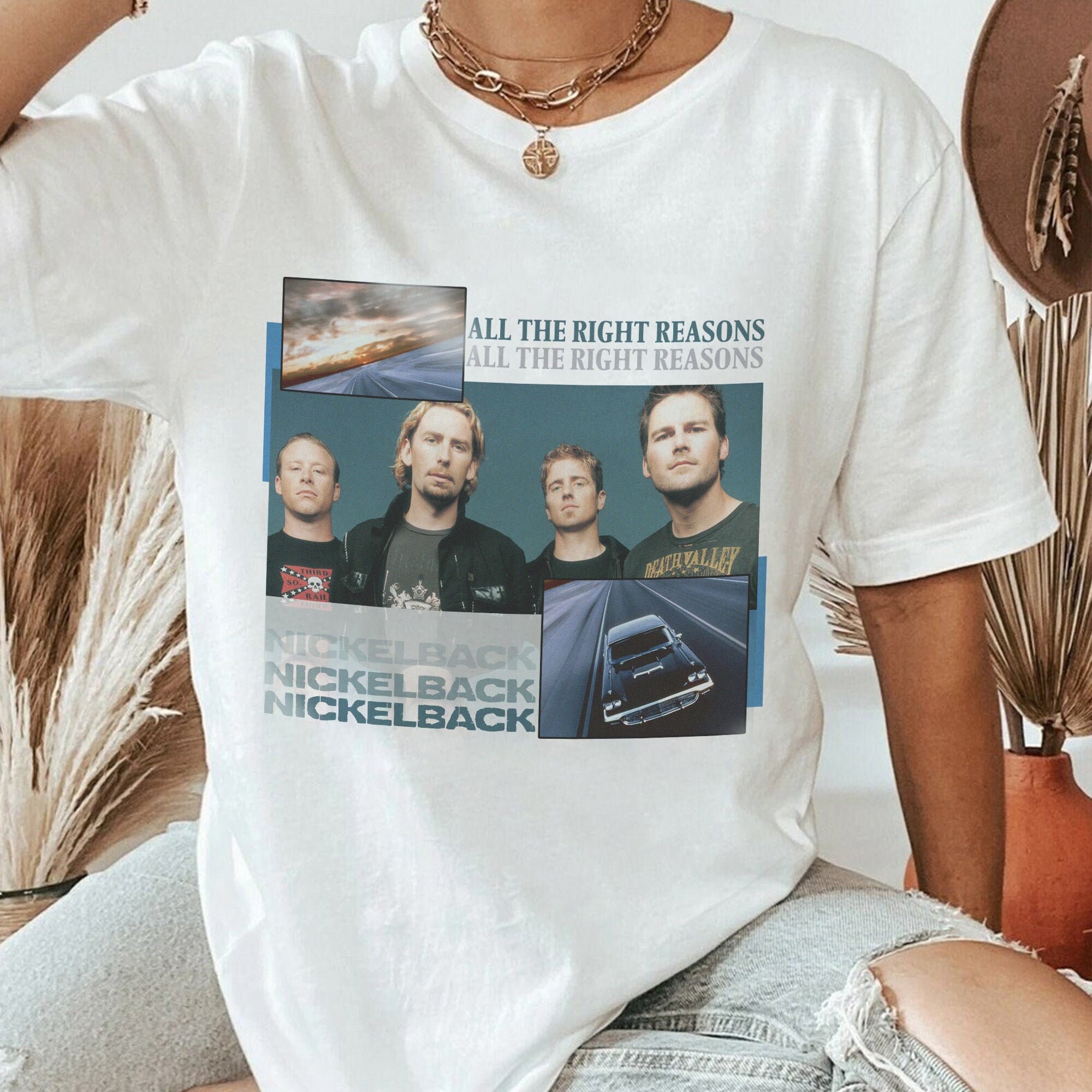 Nickelback Shirt Nickel Band Music Concert Tee Boy Band Etsy Canada