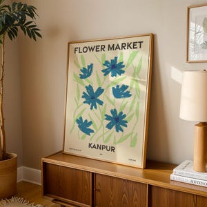 Flower Market Prints Uttar Pradesh, Vibrant Gallery Wall Set of 6, Downloadable
