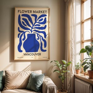British Columbia Flower Market Print Collection, Matisse Wall Decor, Set of 6