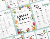 Ultimate All-in-One Australian Botanical Wedding Stationery Bundle | Digital Download